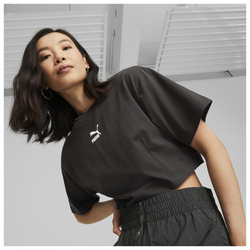Puma Γυναικεία κοντομάνικη μπλούζα Dare To Cropped Relaxed Tee